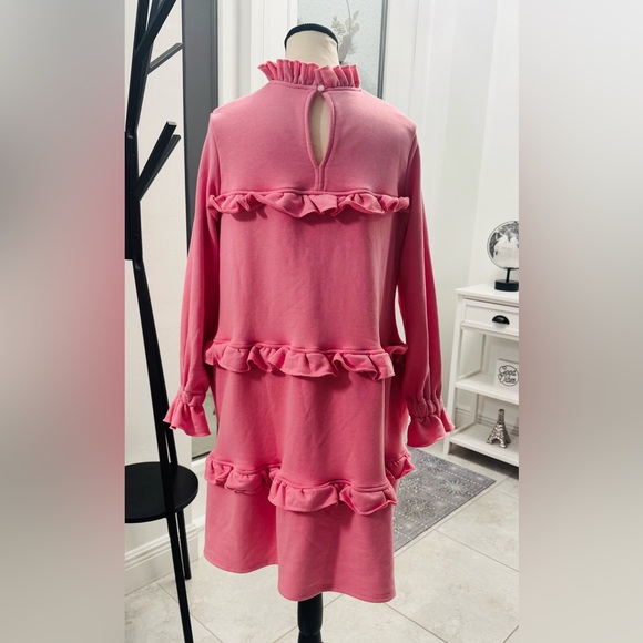 Pink Ruffle Dress - Picture 3 of 8